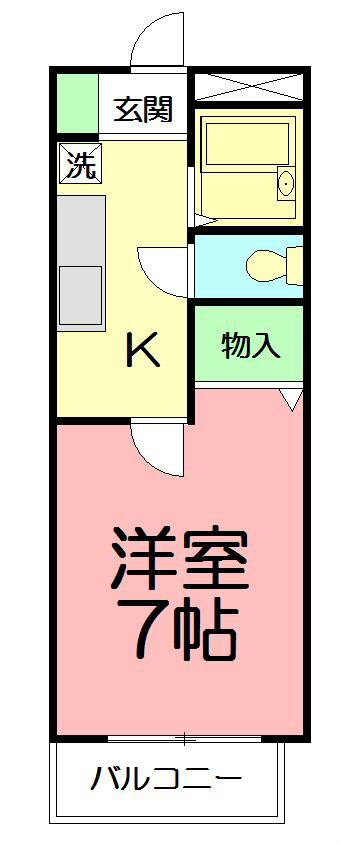 神奈川県茅ヶ崎市中海岸４ 茅ケ崎駅 1K マンション 賃貸物件詳細