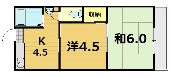 滋賀県大津市平津２ 石山寺駅 2K アパート 賃貸物件詳細