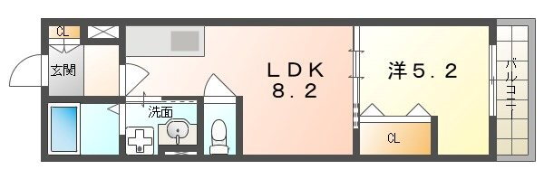 大阪府大東市北条６ 四条畷駅 1LDK アパート 賃貸物件詳細
