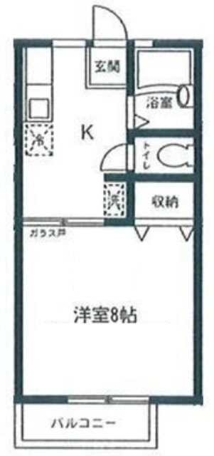 東京都小平市花小金井６ 花小金井駅 1K アパート 賃貸物件詳細