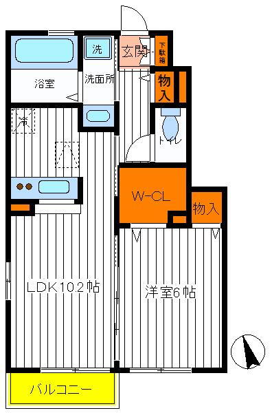 東京都日野市栄町１ 日野駅 1LDK アパート 賃貸物件詳細