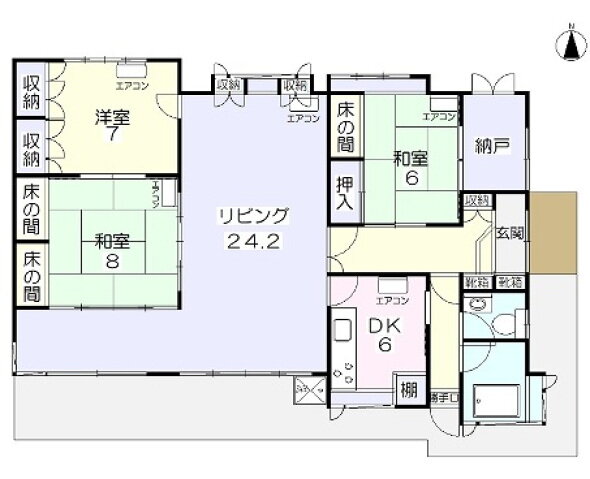 沼平家戸建 3SLDK 賃貸物件詳細