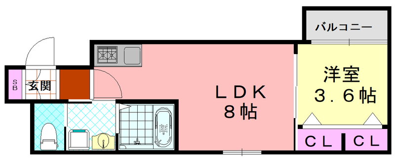 Ｈ－ｍａｉｓｏｎ加美正覚寺？ 2階 1LDK 賃貸物件詳細