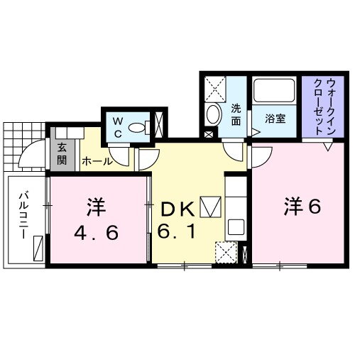 福井県福井市東森田１ 森田駅 2DK アパート 賃貸物件詳細