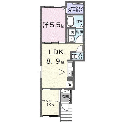 広島県広島市安芸区畑賀１ 安芸中野駅 1LDK アパート 賃貸物件詳細