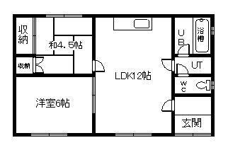 北海道旭川市末広一条１１ 旭川駅 2LDK 一戸建て 賃貸物件詳細