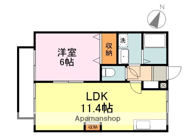 広島県福山市大門町１ 大門駅 1LDK アパート 賃貸物件詳細