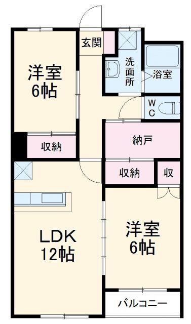 群馬県高崎市新保町 井野駅 2LDK マンション 賃貸物件詳細