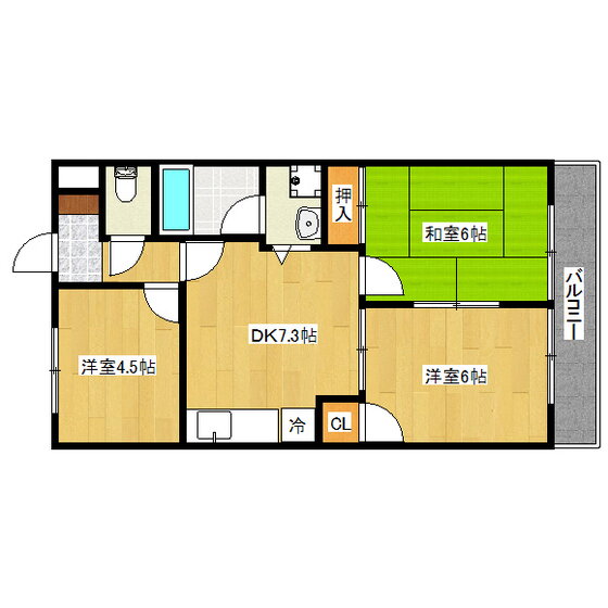 京都府京都市伏見区桃山井伊掃部西町 丹波橋駅 3DK マンション 賃貸物件詳細