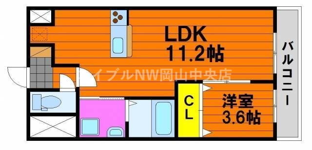 岡山県岡山市北区今４ 北長瀬駅 1LDK マンション 賃貸物件詳細