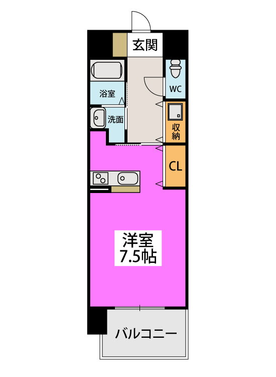 福岡県北九州市八幡西区菅原町 西黒崎駅 ワンルーム マンション 賃貸物件詳細