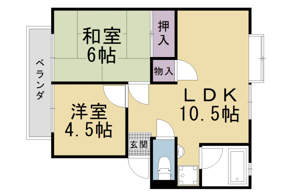 京都府京都市山科区音羽草田町 四宮駅 2LDK アパート 賃貸物件詳細