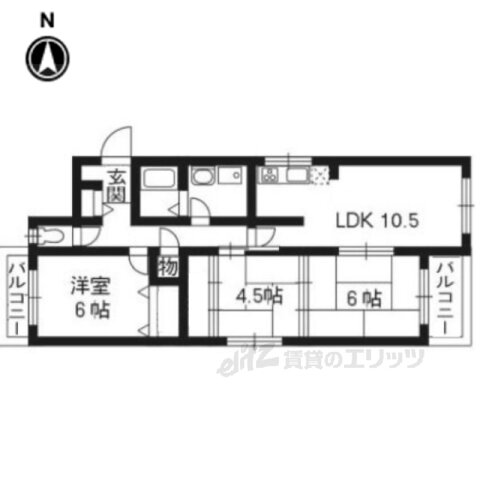 京都府京都市西京区山田北山田町 上桂駅 3LDK マンション 賃貸物件詳細