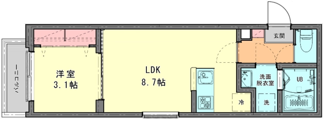 埼玉県所沢市小手指町２ 小手指駅 1LDK アパート 賃貸物件詳細