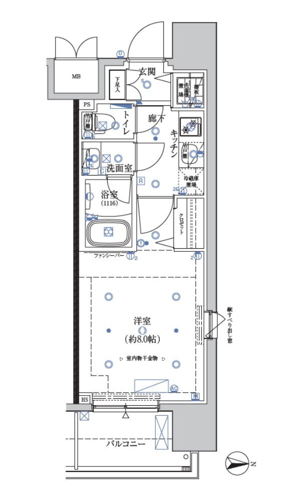 東京都北区赤羽２ 赤羽駅 1K マンション 賃貸物件詳細