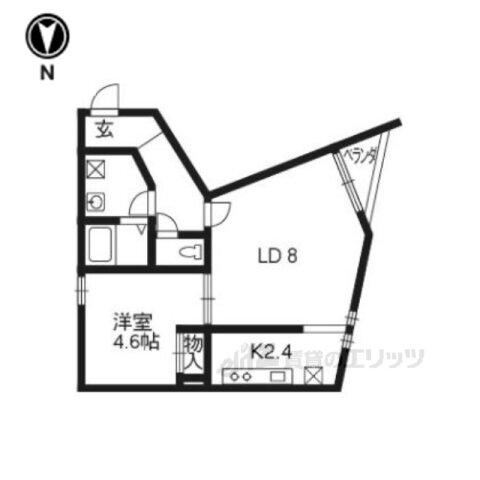 京都府京都市山科区大宅五反畑町 椥辻駅 1LDK マンション 賃貸物件詳細
