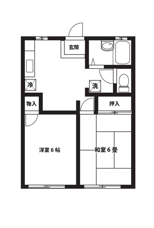 神奈川県相模原市中央区淵野辺本町３ 淵野辺駅 2DK アパート 賃貸物件詳細