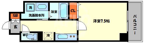 大阪府大阪市港区波除２ 弁天町駅 1K マンション 賃貸物件詳細