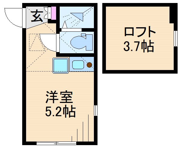 神奈川県横浜市神奈川区松見町４ 妙蓮寺駅 ワンルーム アパート 賃貸物件詳細