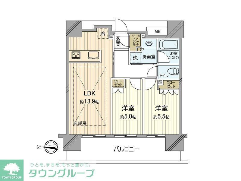ローレルコート三鷹 11階 2LDK 賃貸物件詳細