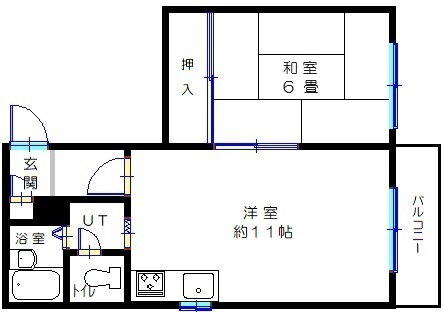 北海道札幌市南区澄川四条７ 自衛隊前駅 1LDK アパート 賃貸物件詳細