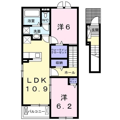 大分県中津市大字田尻 東中津駅 2LDK アパート 賃貸物件詳細