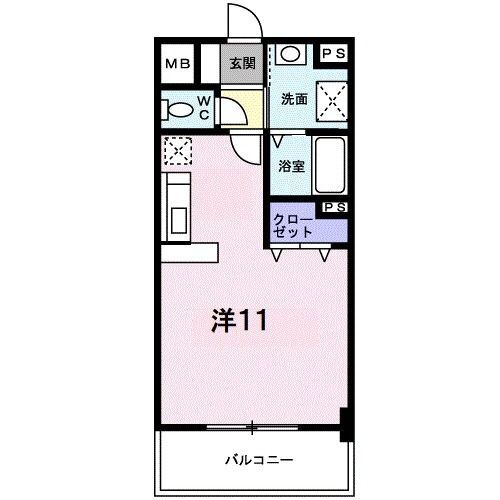 佐賀県佐賀市駅南本町 佐賀駅 1K マンション 賃貸物件詳細