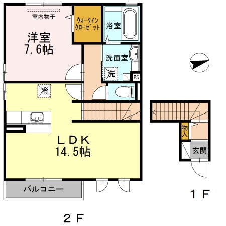 愛媛県松山市東石井４ 福音寺駅 1LDK アパート 賃貸物件詳細