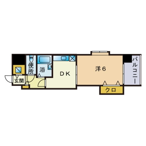 福岡県福岡市博多区博多駅南２ 博多駅 1K マンション 賃貸物件詳細