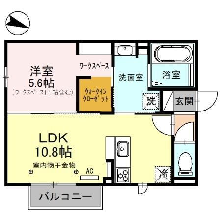 富山県富山市新庄町３ 東新庄駅 1LDK アパート 賃貸物件詳細