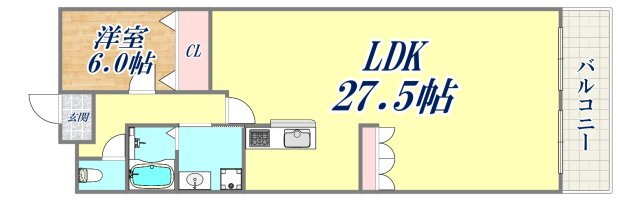 フェーブル御影 3階 1LDK 賃貸物件詳細