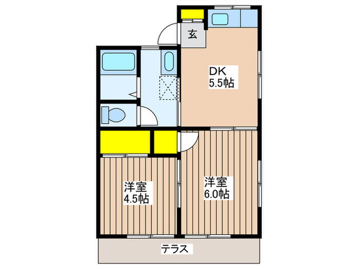 東京都八王子市小比企町 京王片倉駅 2DK アパート 賃貸物件詳細
