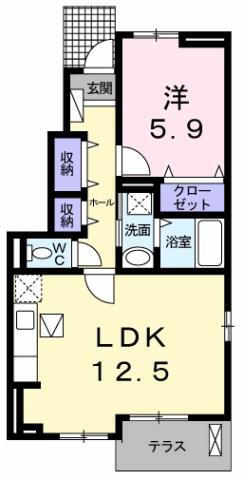 高知県高知市一宮中町１ 土佐一宮駅 1LDK アパート 賃貸物件詳細