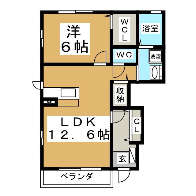 宮城県仙台市泉区北中山４ 北仙台駅 1LDK アパート 賃貸物件詳細