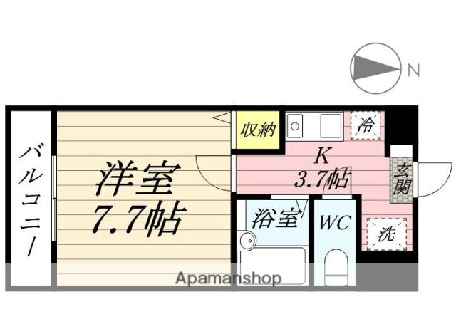 岡山県岡山市北区奉還町１ 岡山駅 1K マンション 賃貸物件詳細