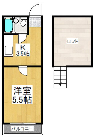 東京都清瀬市野塩１ 秋津駅 1K アパート 賃貸物件詳細