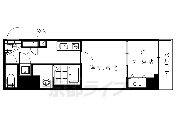 京都府京都市上京区横大宮町 今出川駅 2K マンション 賃貸物件詳細