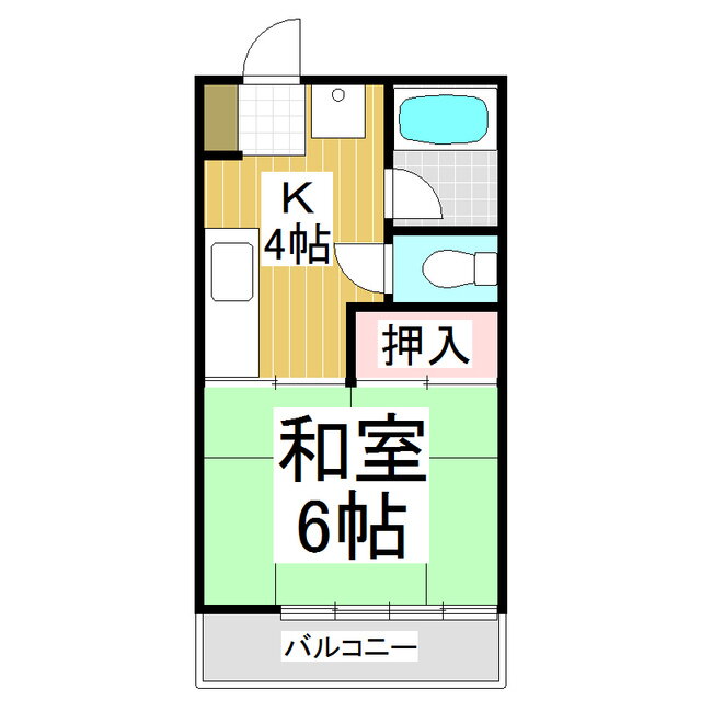 長野県飯田市上郷別府 伊那上郷駅 1K アパート 賃貸物件詳細