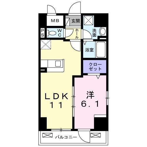 トゥットフェリーチェ八王子 7階 1LDK 賃貸物件詳細