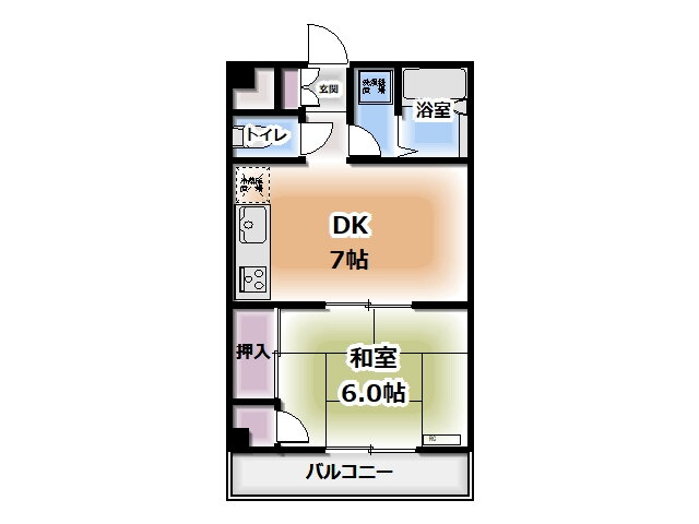 東京都板橋区板橋２ 大山駅 1DK マンション 賃貸物件詳細