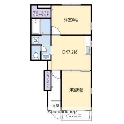 宮崎県宮崎市花山手東２ 南宮崎駅 2DK アパート 賃貸物件詳細