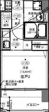 メイクス博多石城 8階 ワンルーム 賃貸物件詳細