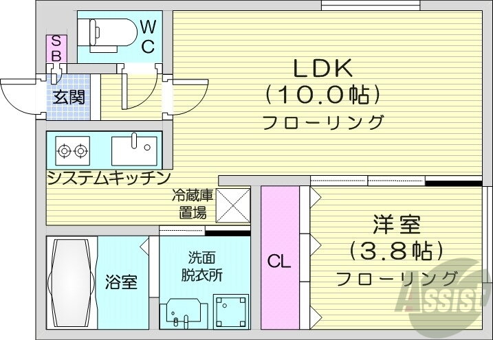 北海道札幌市中央区南十五条西１４ 幌平橋駅 1LDK マンション 賃貸物件詳細