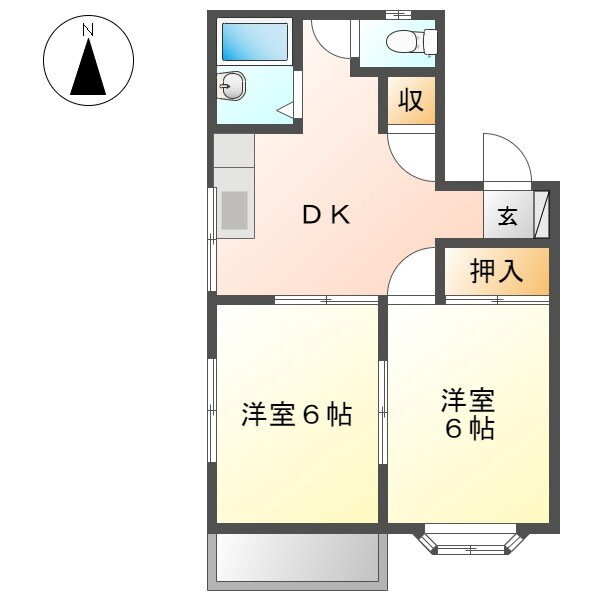 長野県東御市滋野乙 滋野駅 2DK アパート 賃貸物件詳細