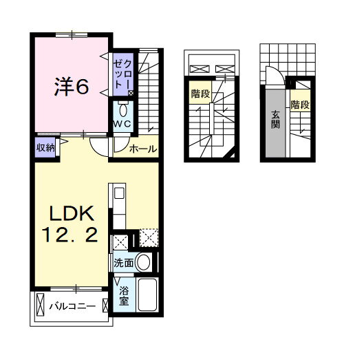 茨城県水戸市西原２ 赤塚駅 1LDK アパート 賃貸物件詳細