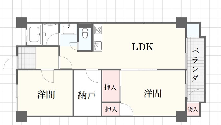 兵庫県姫路市御国野町国分寺 御着駅 2SLDK マンション 賃貸物件詳細