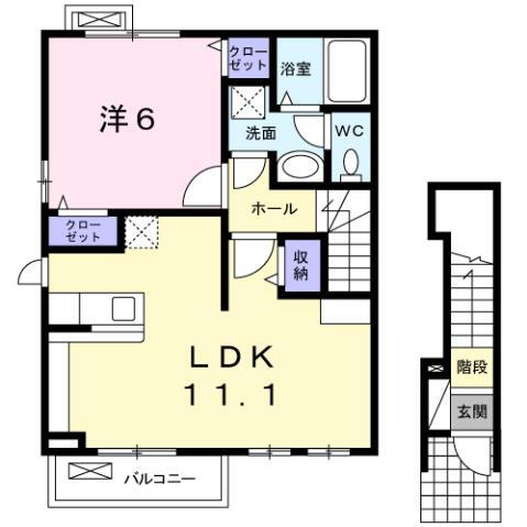 大阪府枚方市町楠葉２ 樟葉駅 1LDK アパート 賃貸物件詳細