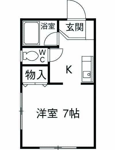 神奈川県厚木市寿町３ 本厚木駅 1K アパート 賃貸物件詳細