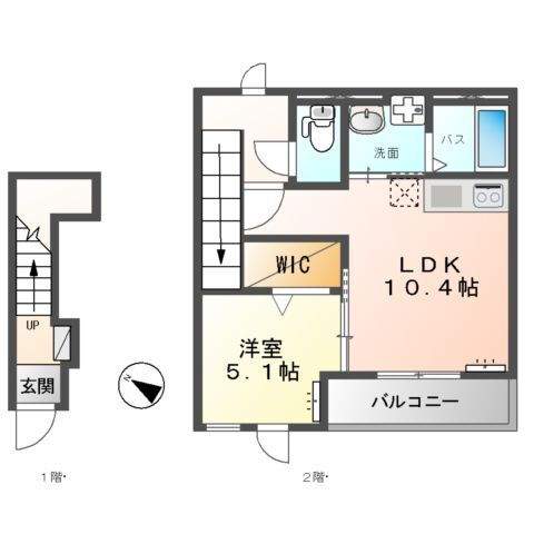 茨城県つくば市下広岡 荒川沖駅 1LDK アパート 賃貸物件詳細