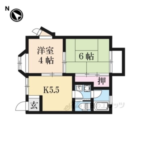 滋賀県湖南市岩根中央３ 三雲駅 2DK アパート 賃貸物件詳細